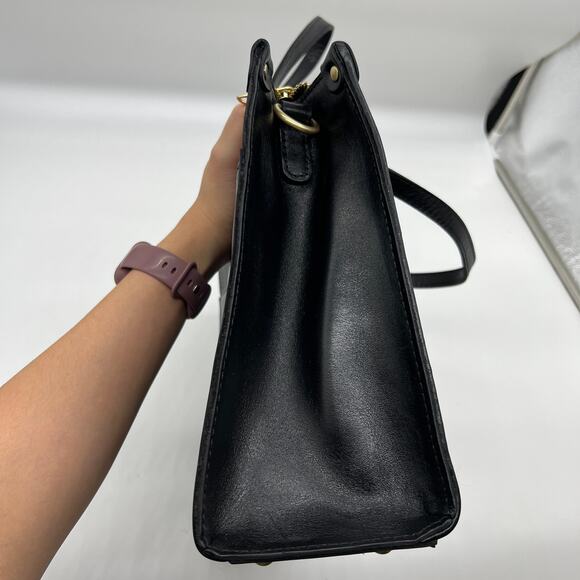 Patricia Nash Leather Ava Medium Tote with Crossbody Strap Tuareg Woven - Picture 4 of 16